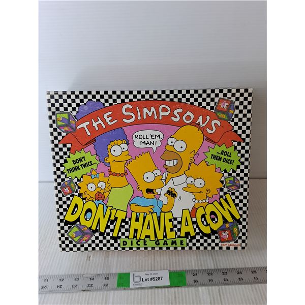 The Simpsons Don't Have a Cow Game