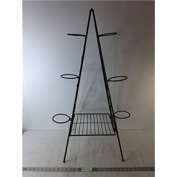 Folding Metal Plant Stand 38.5" Tall