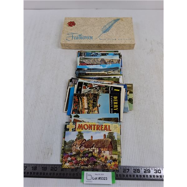 Bulk Box of Mostly Vintage Post Cards - Unused