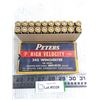 Image 1 : *^ Box of 20 - Peters HV 243 Winchester Cartridges - PAL Required - Pickup Only