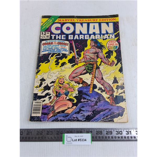 Vintage Conan the Barbarian Comic Book (1st Color Edtion)