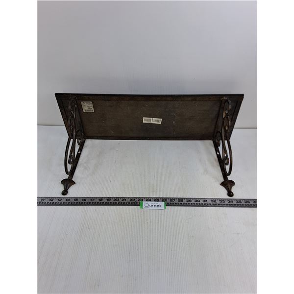 Wooden/Metal Floating Shelf - 25" x 8"  x 11"  -  Pick Up