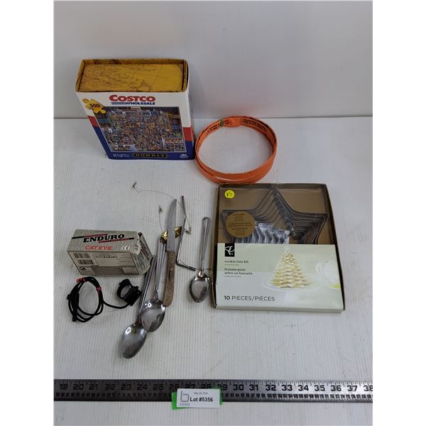 Costco 500-piece Puzzle, Cookie Tree Kit, Misc.