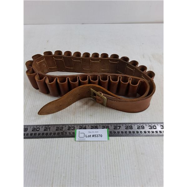 Vintage Leather Hunter's Cartridge Belt - Approx 36-40 Waist