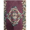 Image 2 : Runner Area Rug - Burgundy/Green/Cream - 7' x 2.25'  -  Pick Up
