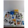 Image 1 : LED Light Bulbs, Box Cutter, Magnifying Glass, Brad Nails, Duct Seal, Pet Harness and Misc