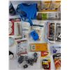 Image 3 : LED Light Bulbs, Box Cutter, Magnifying Glass, Brad Nails, Duct Seal, Pet Harness and Misc