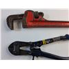 Image 2 : 14" Bolt Cutter and Pipe Wrench