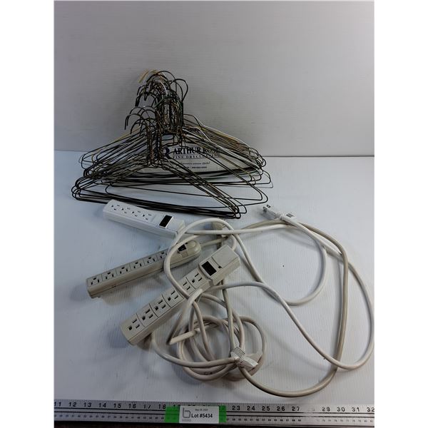 (3) Power Bars - As Is and Hangers