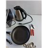 Image 3 : Toaster, Hamilton Beach Kettle, Ladel, Can Opener, Frying Pan, Measuring Spoons and Slater Spoon