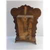 Image 3 : Antique Wooden Mantle Clock - As Is