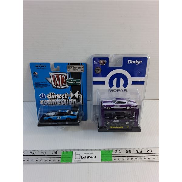 Die Cast 1971 Dodge Charger and 1956 Dodge Charger Hemi