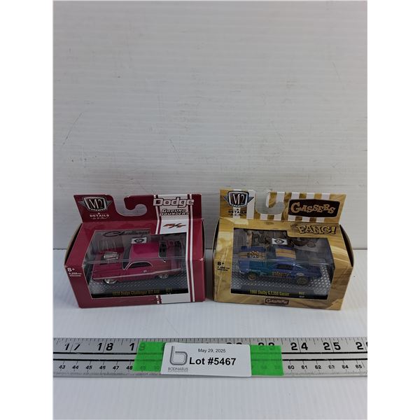 Die Cast 1970 Dodge Challenger R/T 440 and 1966 Shelby GT350 Gasser