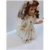 Image 2 : Porcelain Baptism Doll w/Stand - 14" Tall