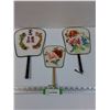 Image 1 : (3) Asian Paper Fans - Assorted