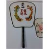 Image 4 : (3) Asian Paper Fans - Assorted