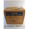 Image 1 : Box of Uline Poly Bubble Mailers- #0. Opened box, some missing