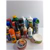 Image 3 : Various Chemicals - WD40, Black Asphalt Undercoating, Wash & Wax, Air Freshener, 2 Cycle Oil, Misc