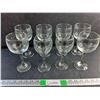 Image 1 : (8) Glass Goblets