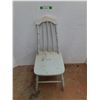 Image 1 : *Vintage Painted Wooden Chair, 35" Tall, Cannot Ship