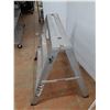 Image 3 : **Aluminum Sturdy Step Ladder/ Saw Horse, 34" Tall, Cannot Ship