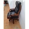 Image 4 : *Vinyl Leather Wheeled Office Chair, 45" Tall, Cannot Ship
