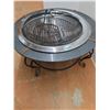 Image 2 : **Circular Firepit, w/ Granite Like Outer Ring, 36" Diameter  -  CANNOT SHIP