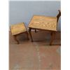 Image 3 : *(3) Wooden Nesting Tables, Largest Is 2ft Tall, Cannot Ship