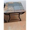 Image 2 : **(2) Patio Side Tables, Both 24" x 24" x 24", Cannot Ship