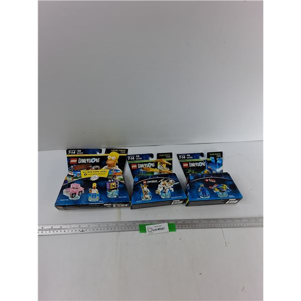 (3) Lego Dimensions Fun Packs