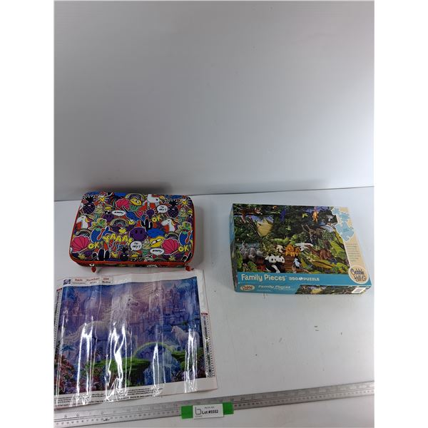 Diamond Painting and Jigsaw Puzzle