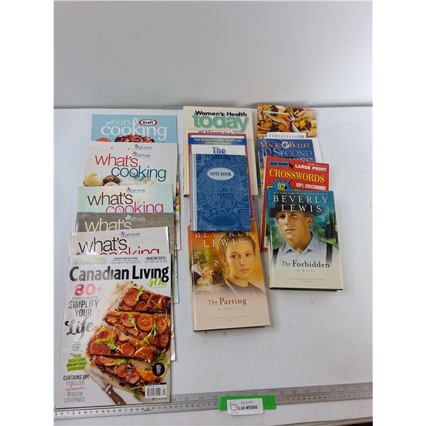 Assorted Cookbooks And Books