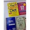 Image 2 : Assorted Books - (4) Diet Books,  (1) Cookbooks, Misc