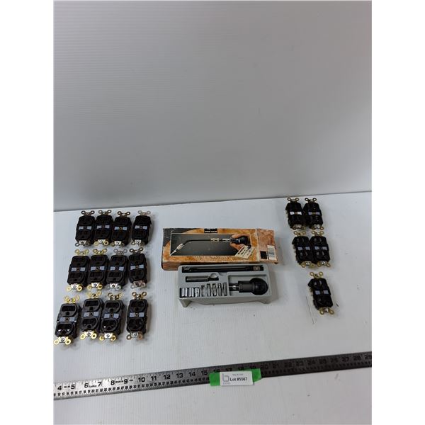 (17) Brass Terminals, Flexible Screwdriver