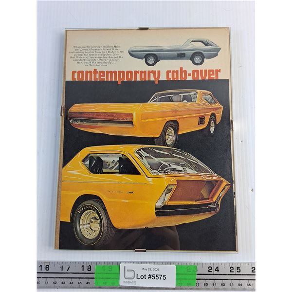 Original 1967 Car Craft Dodge A100 Contemporary Cab Over Poster