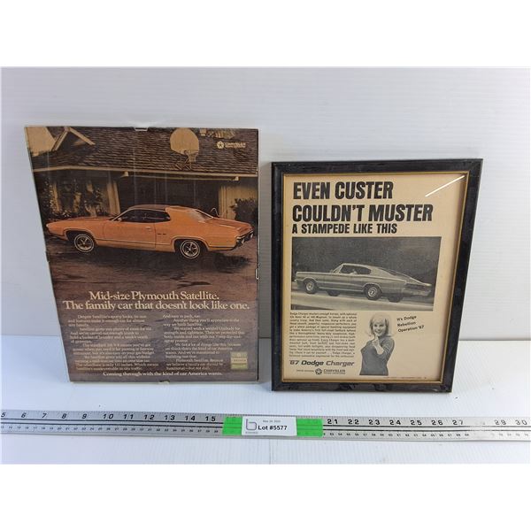 Vintage Plymouth and Dodge Posters