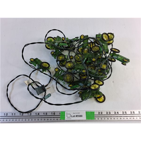 John Deere Tractor Christmas Tree Lights - As Is