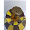 Image 2 : Stain Glass Hard Mount Ceiling Light Fixture - As Is