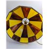 Image 3 : Stain Glass Hard Mount Ceiling Light Fixture - As Is
