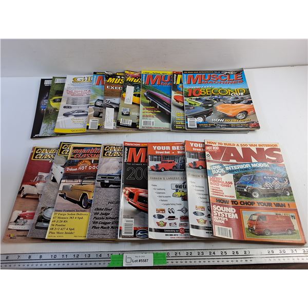Canadian Classics, Vans and Muscle Machines Magazines
