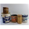 Image 2 : Various Vintage Tins - Tobacco, Honey, Peanut Butter and Tea