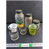 Image 1 : (3) Jars, Mugs and Whisky Glasses