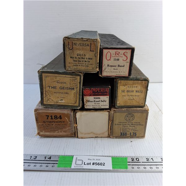 Player Piano Music Rolls - The Geisha, Repasz Band and The Dream Waltz