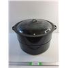 Image 1 : Large Enamel Cooking Pot with Lid