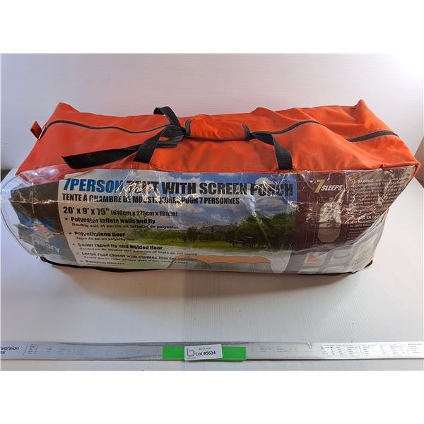 7 Person Tent with Screen Porch