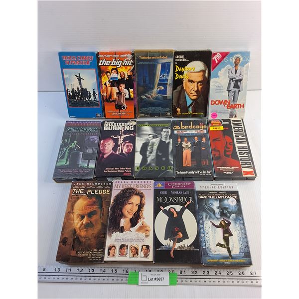 Various VHS Movies - Eraser, The Big Hit and Alien Nation
