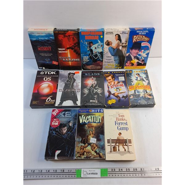Various VHS Movies - Blade, Mission to Mars and Roger Rabbit