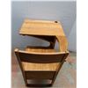 Image 3 : *Wooden School Desk 32" Tall x 23" Wide x 32" Long, Cannot Ship