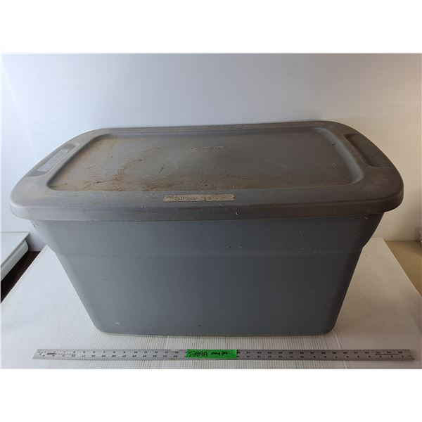 *Sterilite Plastic Tote with Lid 17" Tall x 32" Long x 19" Wide, Cannot Ship