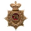 Image 1 : Militaria Insignia;  Helmet Plate Badge -  74th The Royal New Brunswick Regiment .